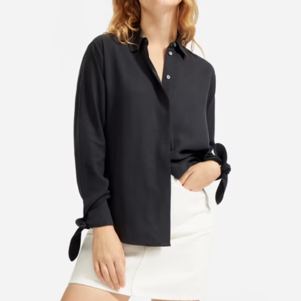 Everlane silk button down